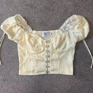 Yellow Princess Polly top